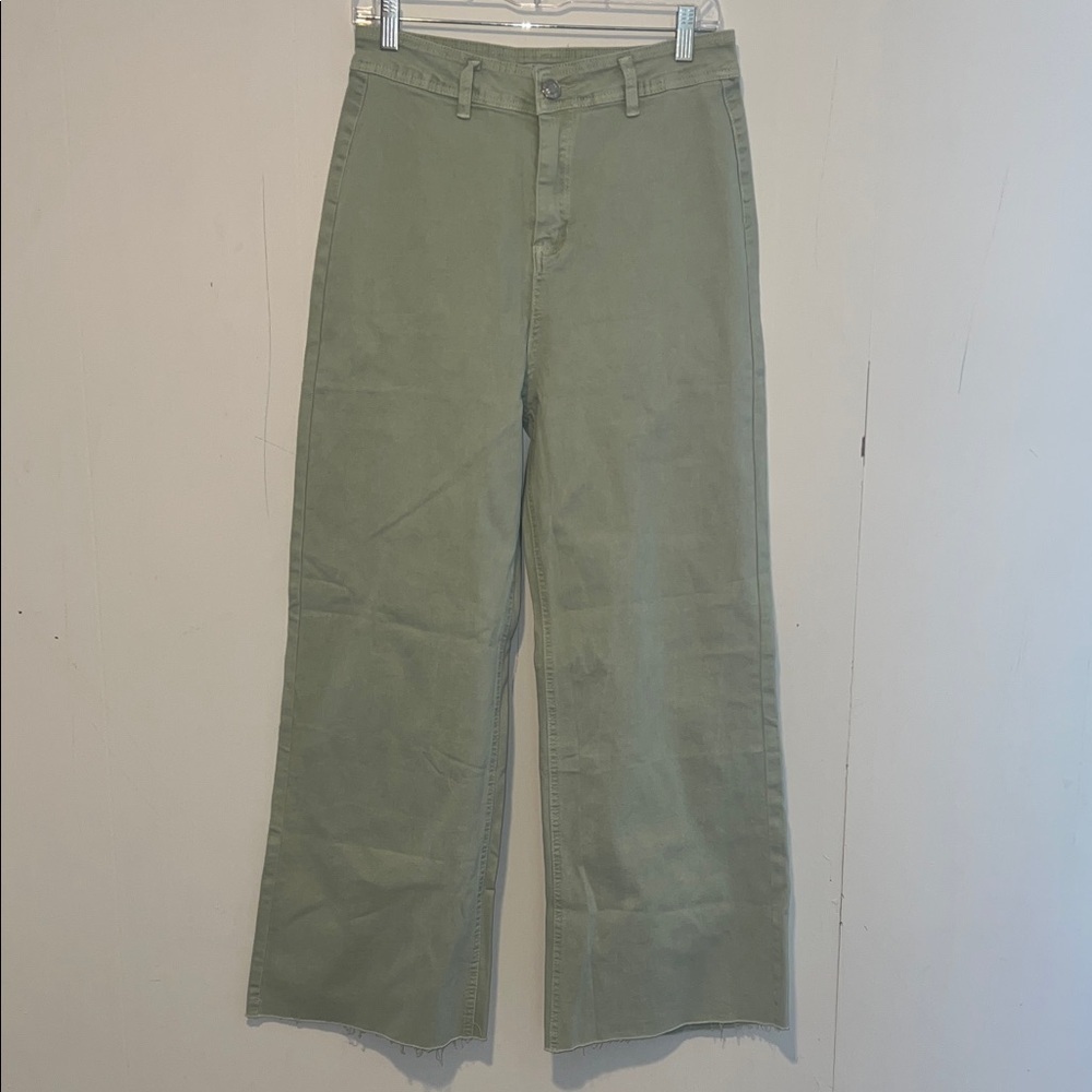 Supgoreau Mint Wide-Leg Pants High Rise 0318268